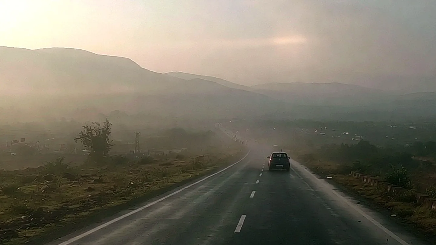Road-facing camera view