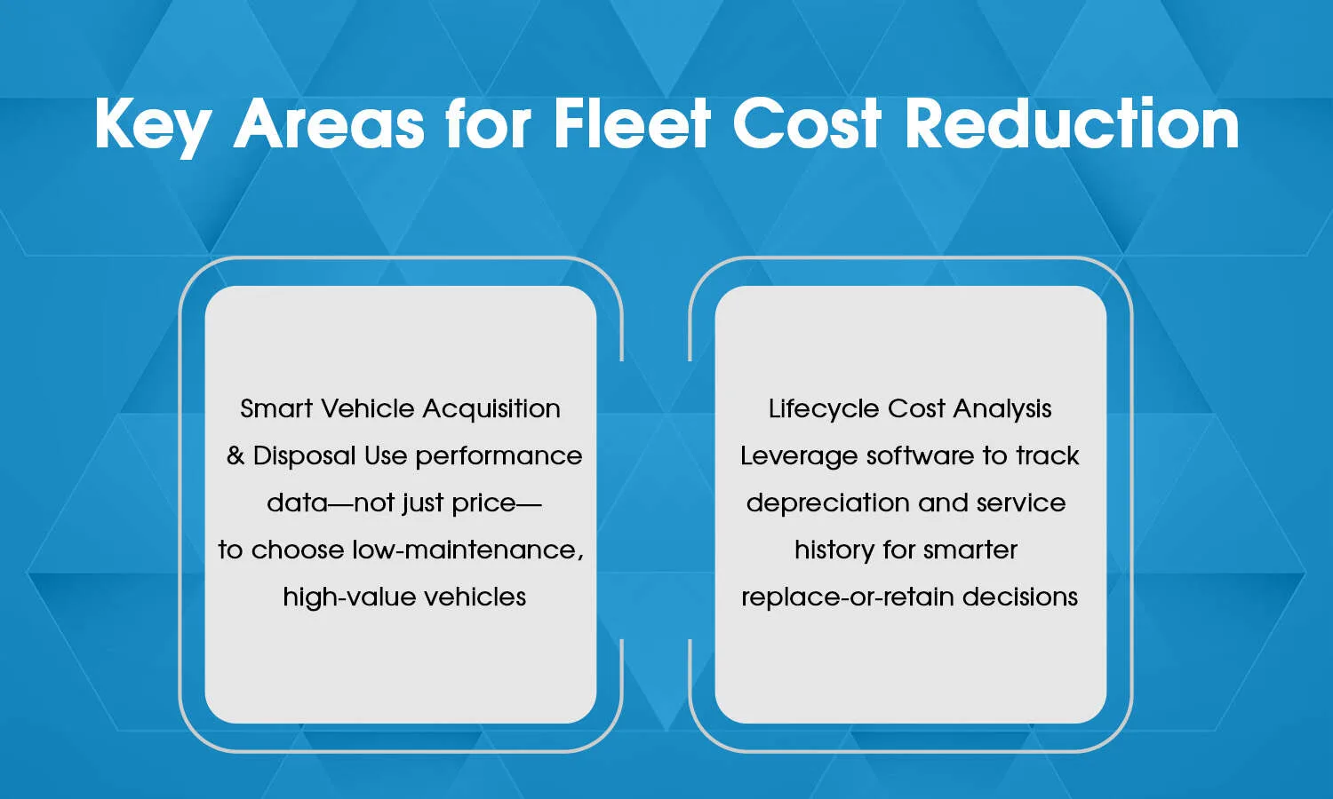 Fleet Cost: Understanding Maintenance and How to Reduce It