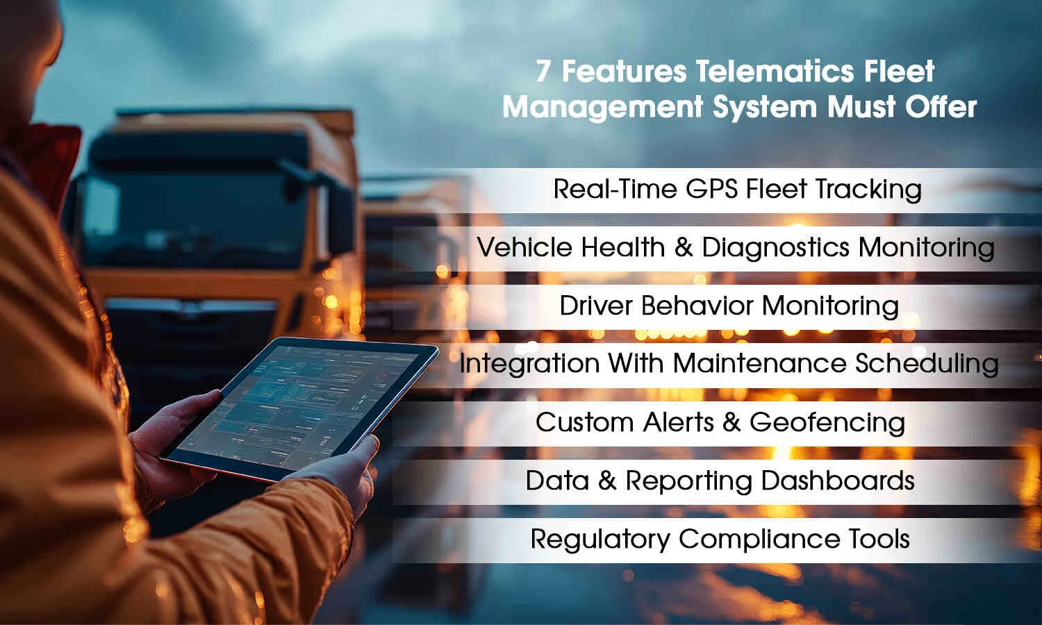 Telematics Fleet Management System: Top 7 Must-Have Features